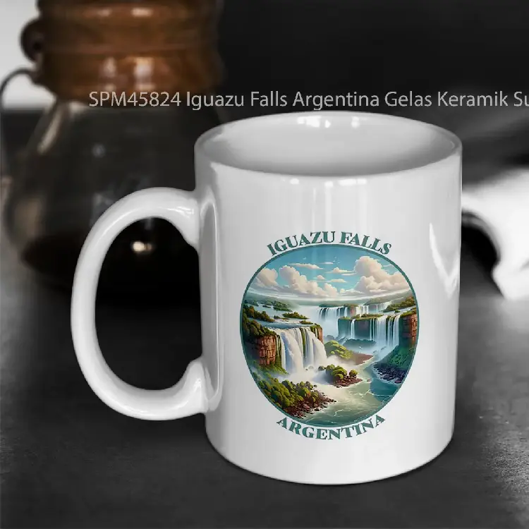 SPM45824 Iguazu Falls Argentina Gelas Keramik Supermug