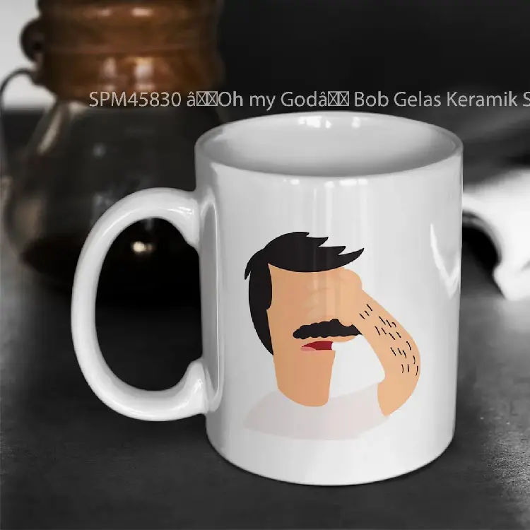 SPM45830 %C3%A2%C2%80%C2%9COh my God%C3%A2%C2%80%C2%9D Bob Gelas Keramik Supermug