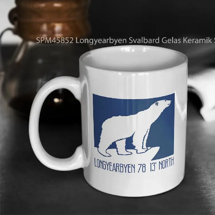 SPM45852 Longyearbyen Svalbard Gelas Keramik Supermug