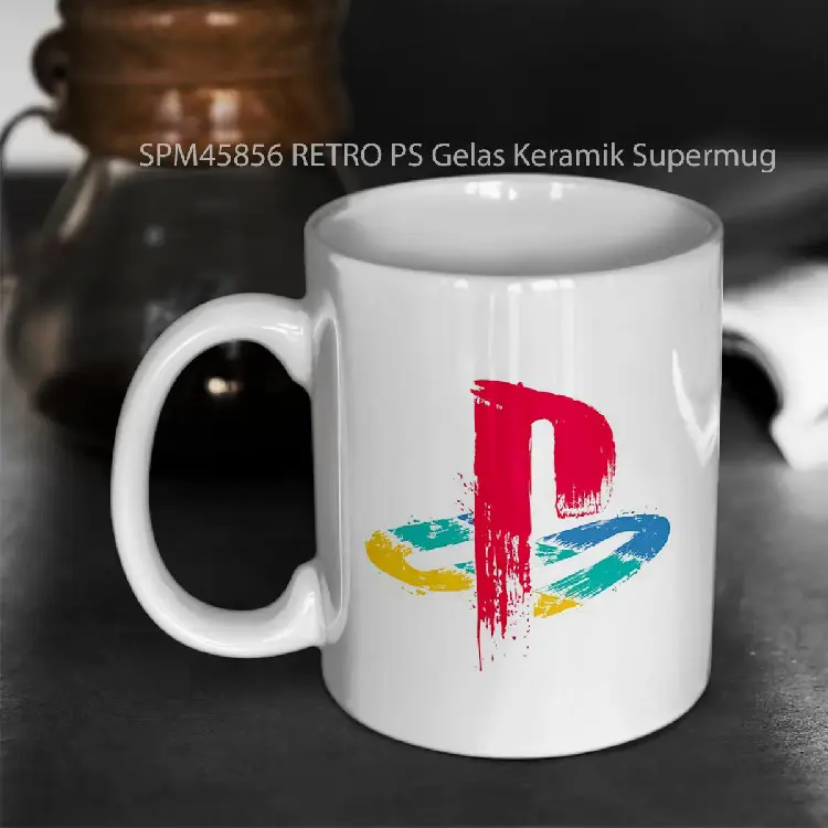 SPM45856 RETRO PS Gelas Keramik Supermug