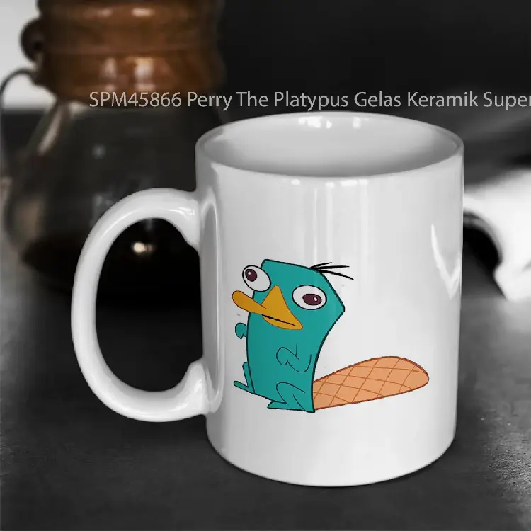 SPM45866 Perry The Platypus Gelas Keramik Supermug