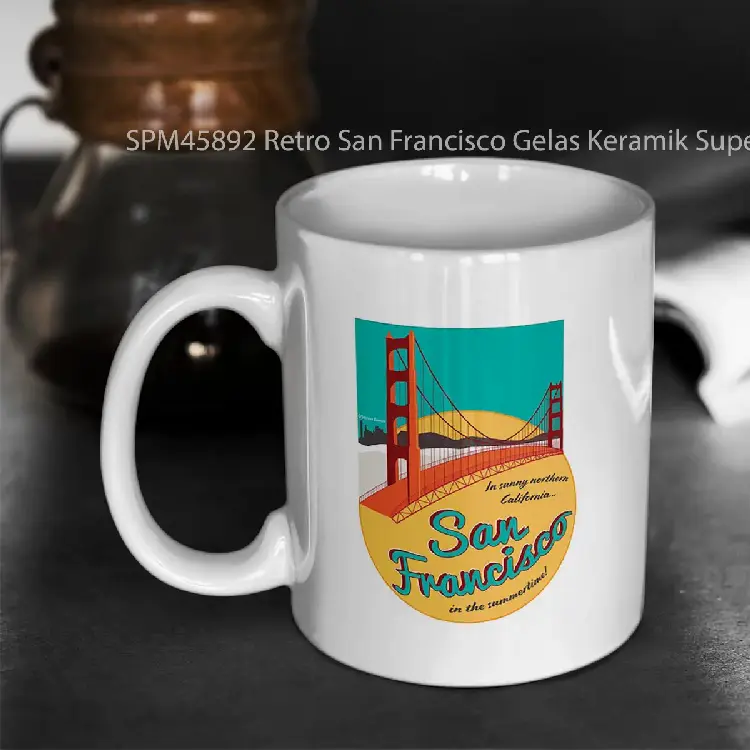 SPM45892 Retro San Francisco Gelas Keramik Supermug