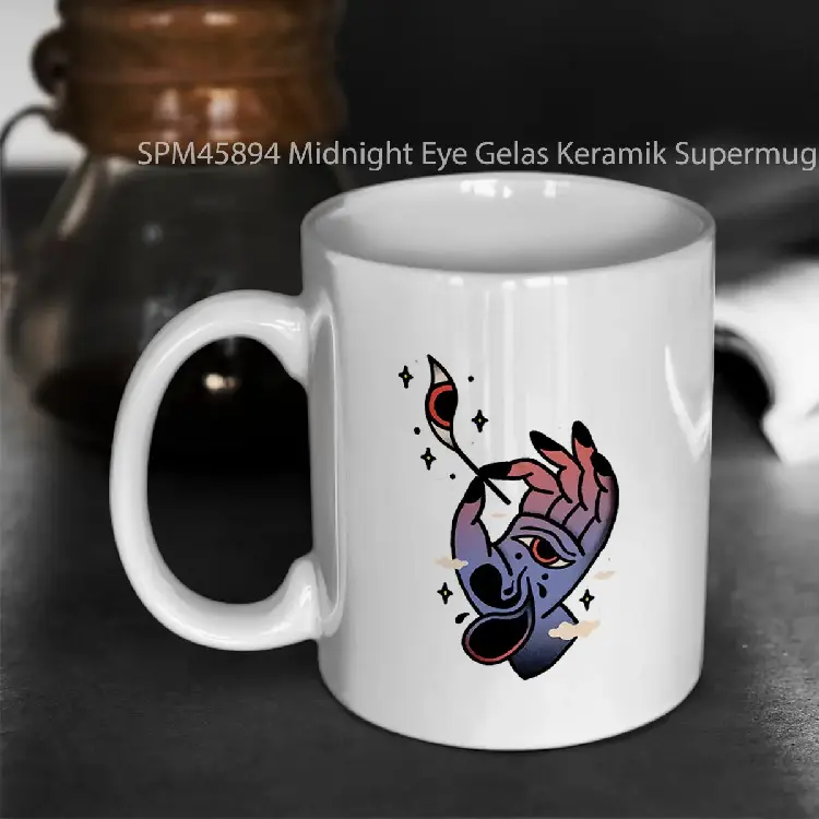 SPM45894 Midnight Eye Gelas Keramik Supermug