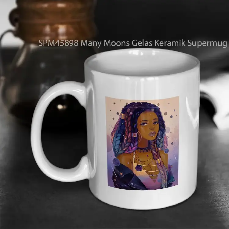 SPM45898 Many Moons Gelas Keramik Supermug