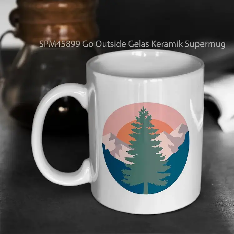 SPM45899 Go Outside Gelas Keramik Supermug