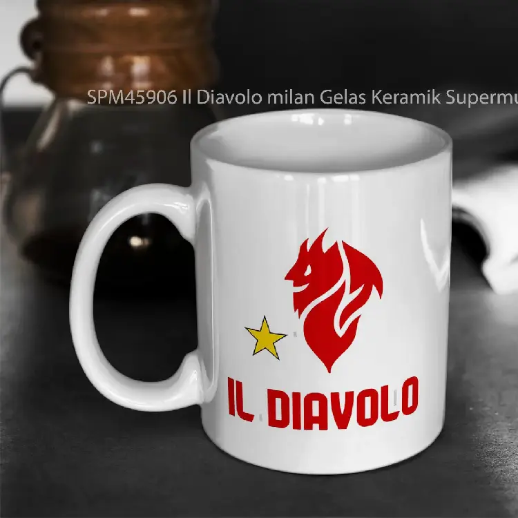 SPM45906 Il Diavolo milan Gelas Keramik Supermug
