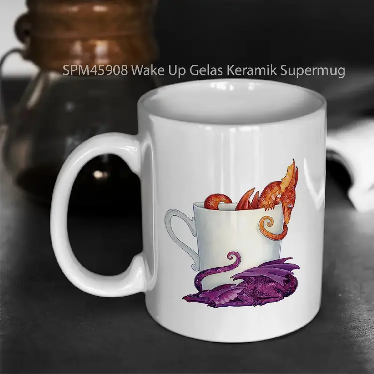 SPM45908 Wake Up Gelas Keramik Supermug