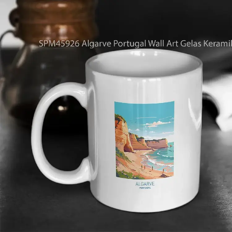 SPM45926 Algarve Portugal Wall Art Gelas Keramik Supermug