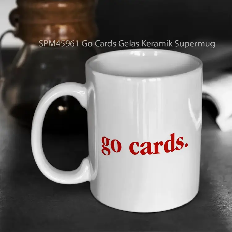 SPM45961 Go Cards Gelas Keramik Supermug