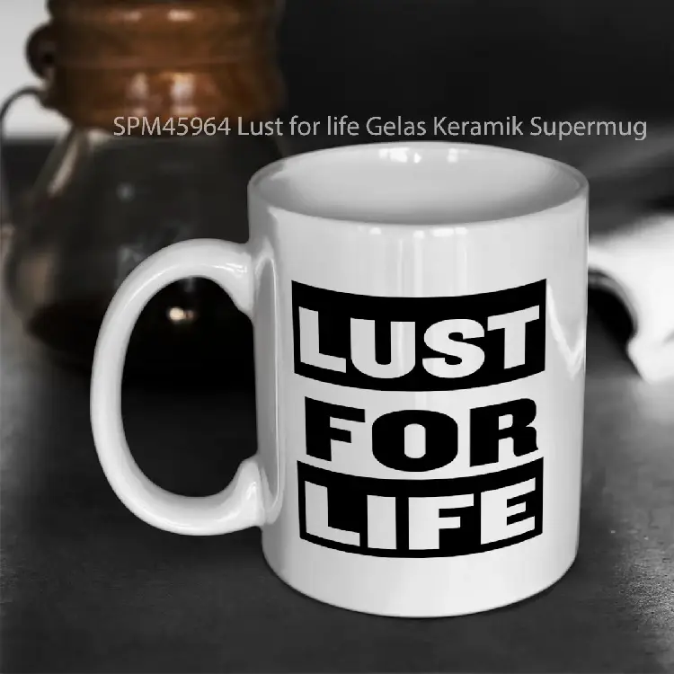 SPM45964 Lust for life Gelas Keramik Supermug