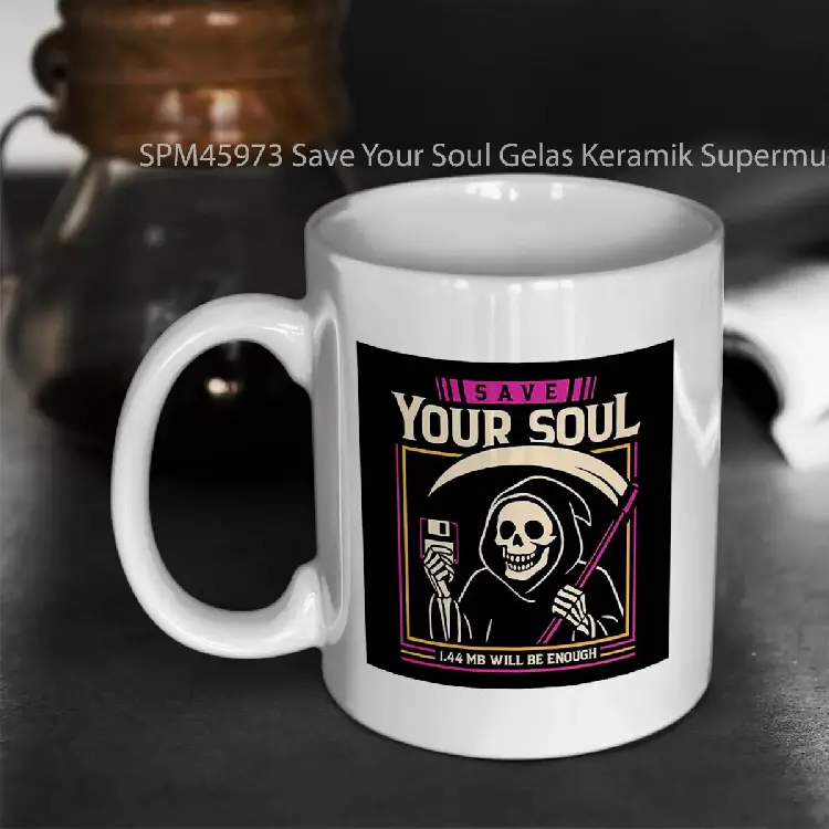 SPM45973 Save Your Soul Gelas Keramik Supermug