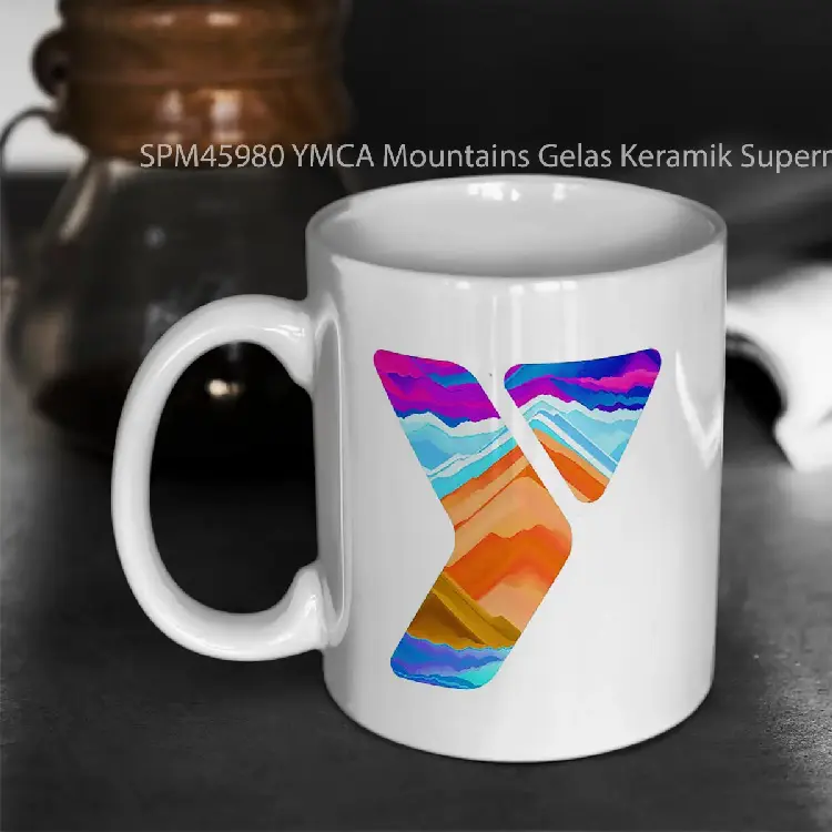 SPM45980 YMCA Mountains Gelas Keramik Supermug