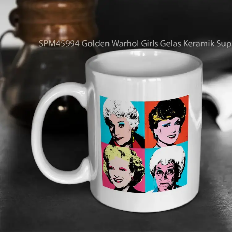 SPM45994 Golden Warhol Girls Gelas Keramik Supermug