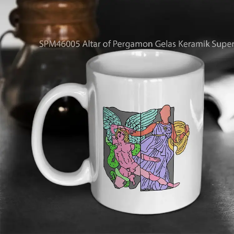 SPM46005 Altar of Pergamon Gelas Keramik Supermug