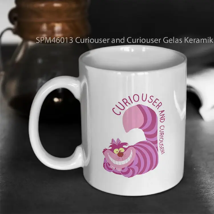 SPM46013 Curiouser and Curiouser Gelas Keramik Supermug