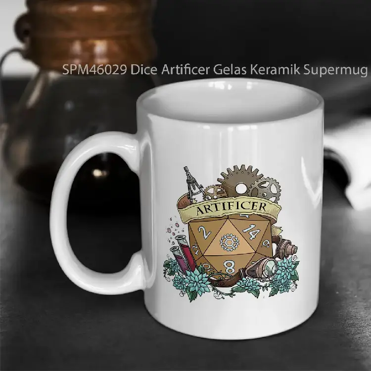SPM46029 Dice Artificer Gelas Keramik Supermug