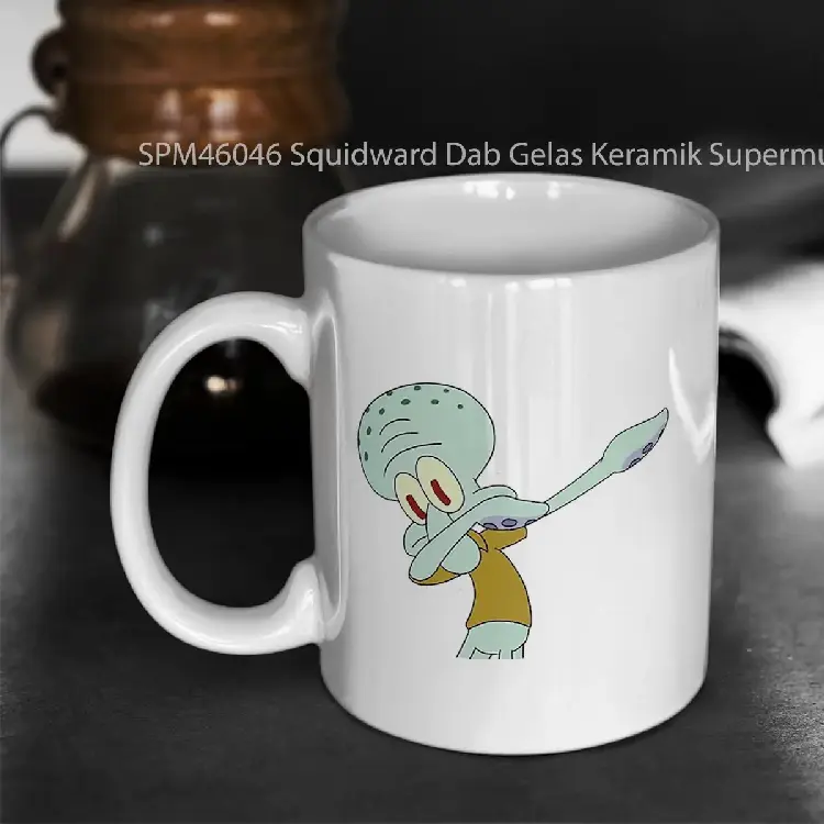 SPM46046 Squidward Dab Gelas Keramik Supermug