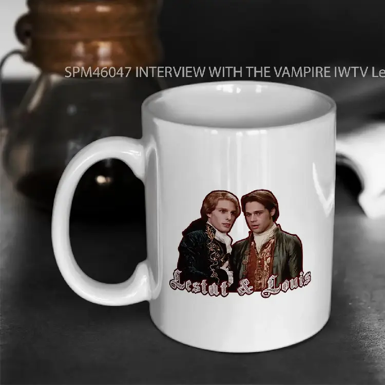 SPM46047 INTERVIEW WITH THE VAMPIRE IWTV Lestat de Lioncourt Louis de Pointe du Lac Gelas Keramik Supermug