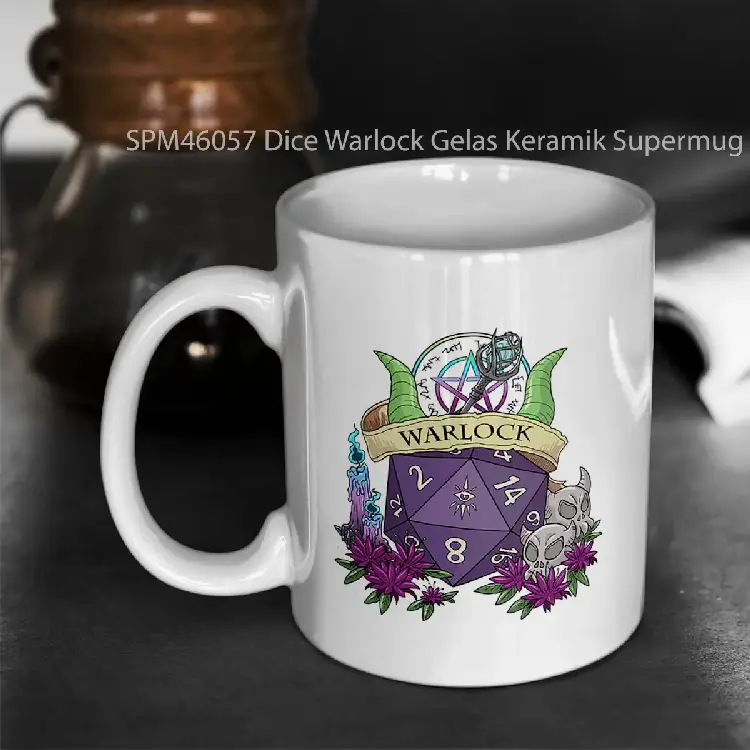 SPM46057 Dice Warlock Gelas Keramik Supermug