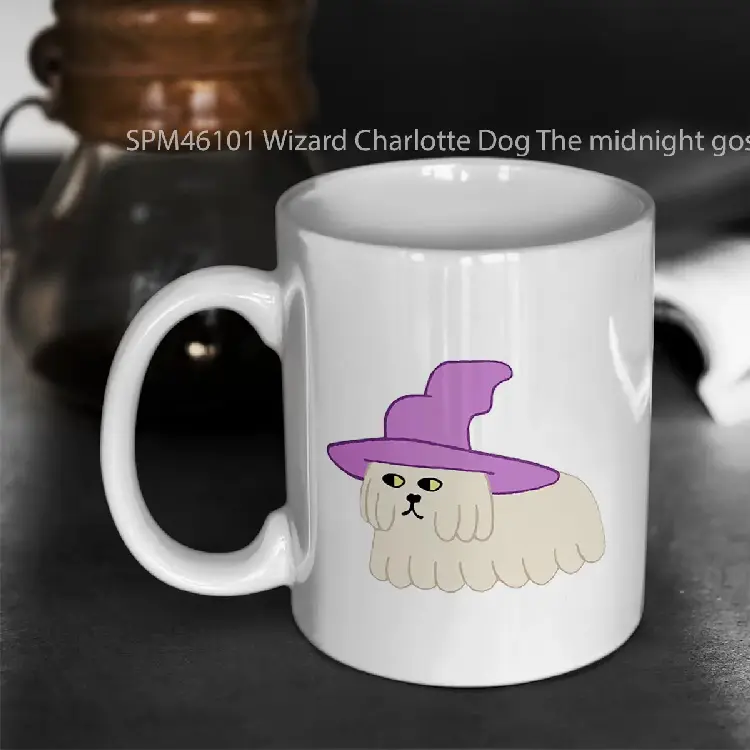 SPM46101 Wizard Charlotte Dog The midnight gospel Gelas Keramik Supermug