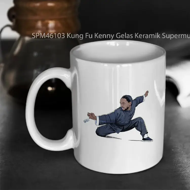 SPM46103 Kung Fu Kenny Gelas Keramik Supermug