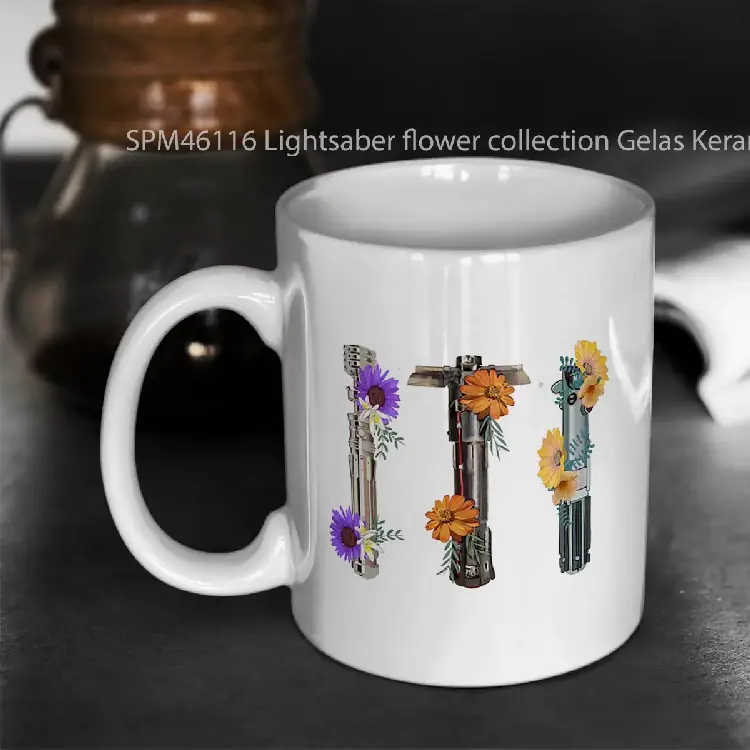 SPM46116 Lightsaber flower collection Gelas Keramik Supermug