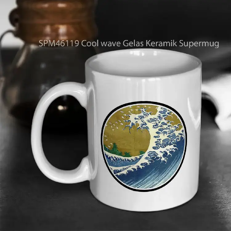 SPM46119 Cool wave Gelas Keramik Supermug