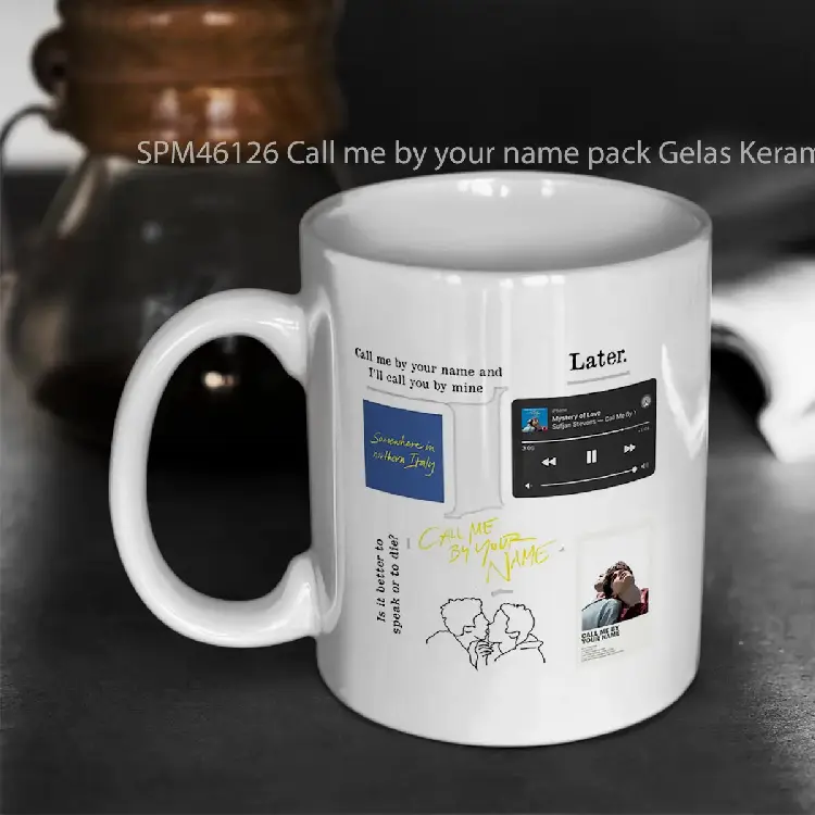 SPM46126 Call me by your name pack Gelas Keramik Supermug