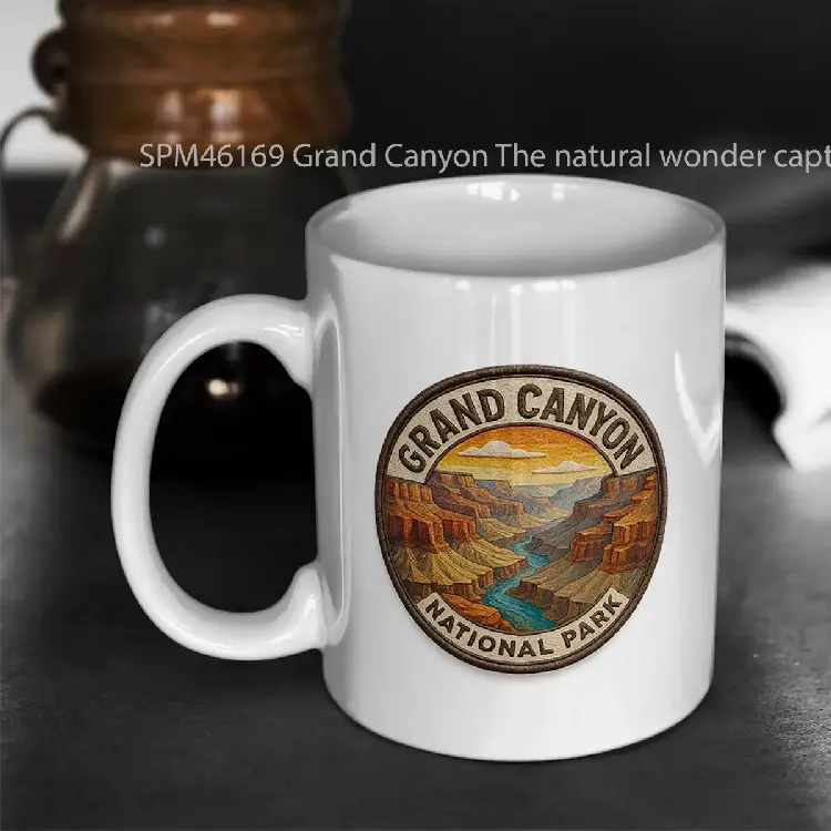 SPM46169 Grand Canyon The natural wonder captured in fabric Gelas Keramik Supermug