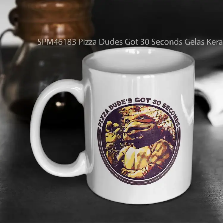 SPM46183 Pizza Dudes Got 30 Seconds Gelas Keramik Supermug