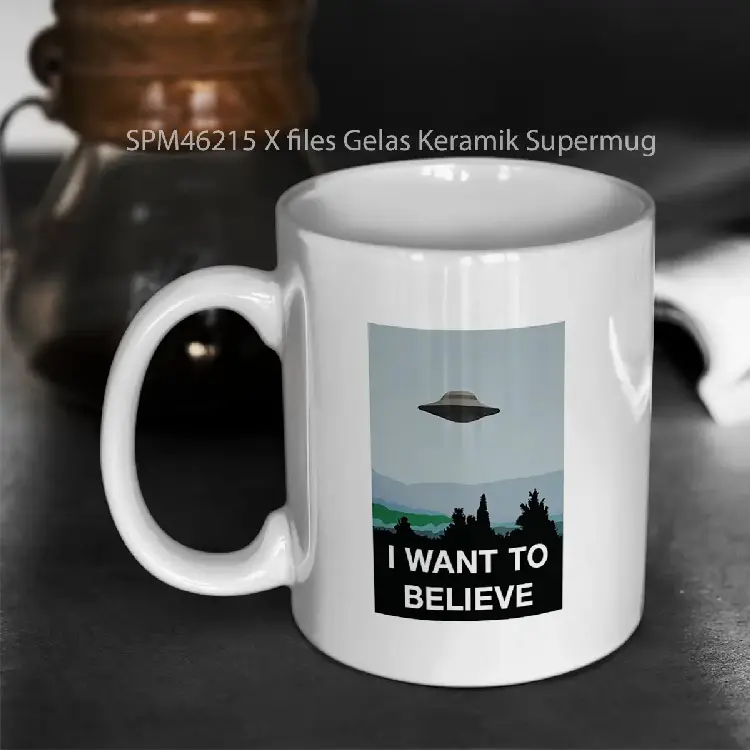 SPM46215 X files Gelas Keramik Supermug