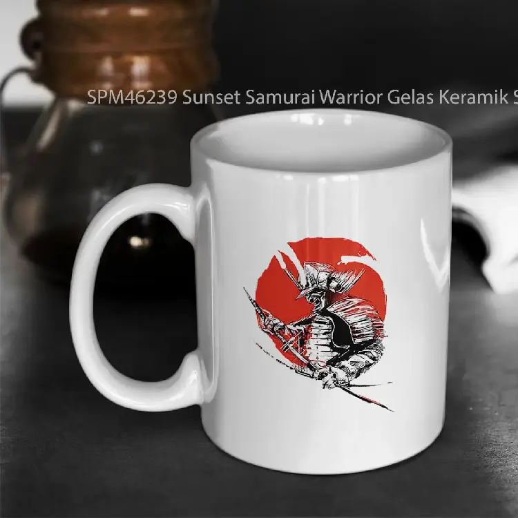 SPM46239 Sunset Samurai Warrior Gelas Keramik Supermug