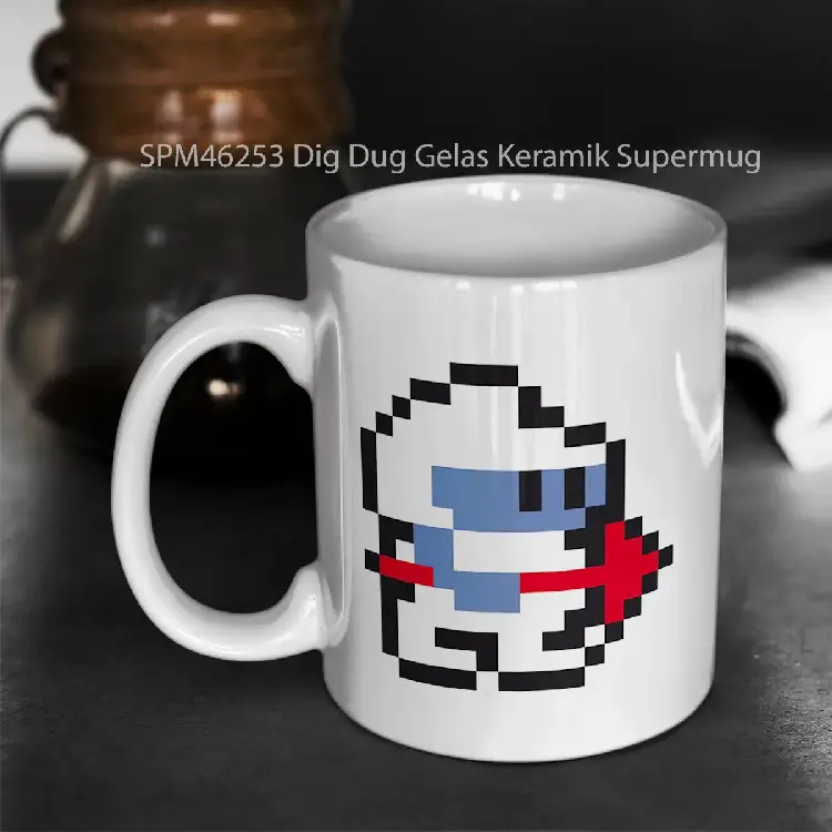 SPM46253 Dig Dug Gelas Keramik Supermug