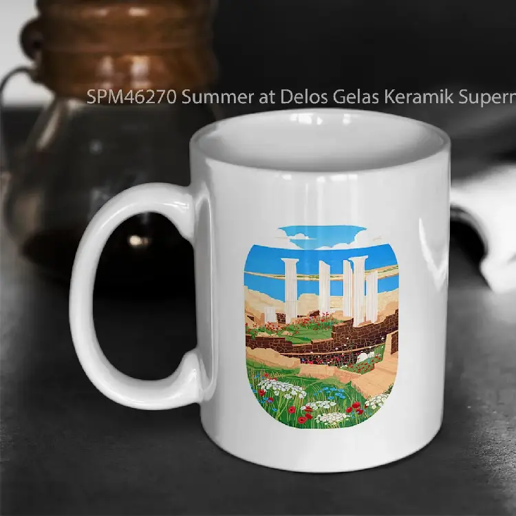 SPM46270 Summer at Delos Gelas Keramik Supermug