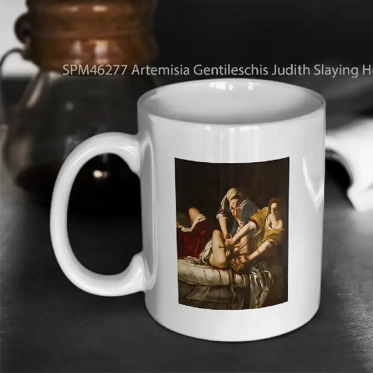 SPM46277 Artemisia Gentileschis Judith Slaying Holofernes Gelas Keramik Supermug