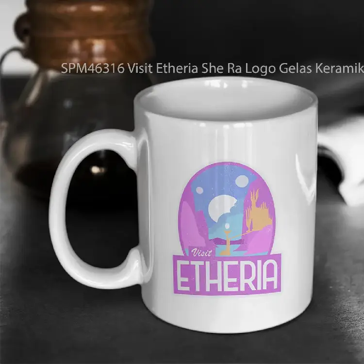 SPM46316 Visit Etheria She Ra Logo Gelas Keramik Supermug