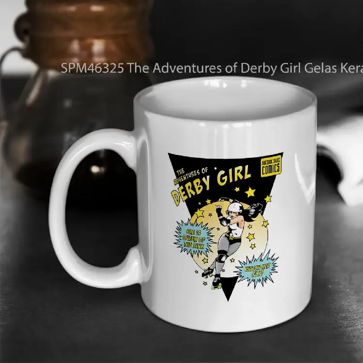 SPM46325 The Adventures of Derby Girl Gelas Keramik Supermug