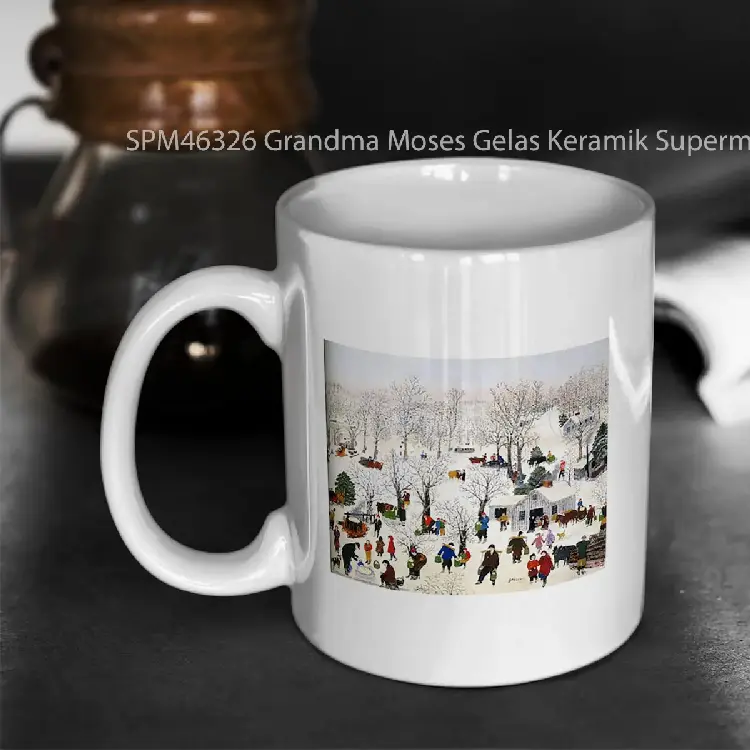 SPM46326 Grandma Moses Gelas Keramik Supermug
