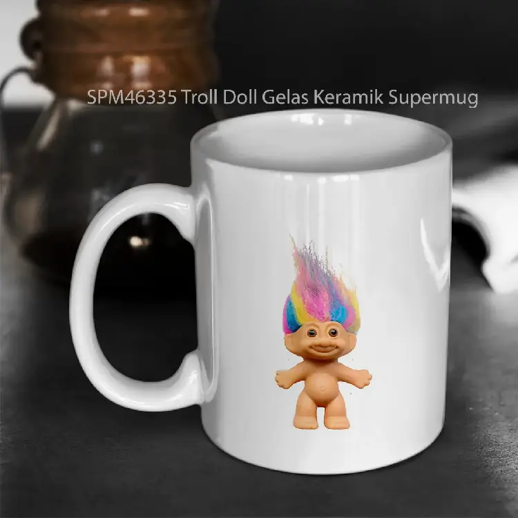 SPM46335 Troll Doll Gelas Keramik Supermug