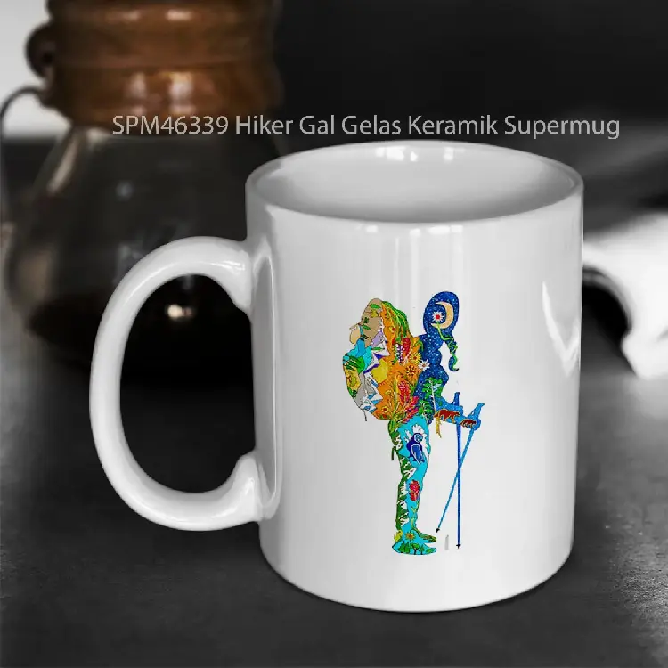 SPM46339 Hiker Gal Gelas Keramik Supermug