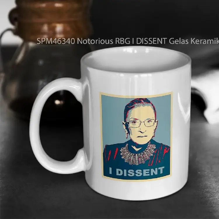 SPM46340 Notorious RBG I DISSENT Gelas Keramik Supermug