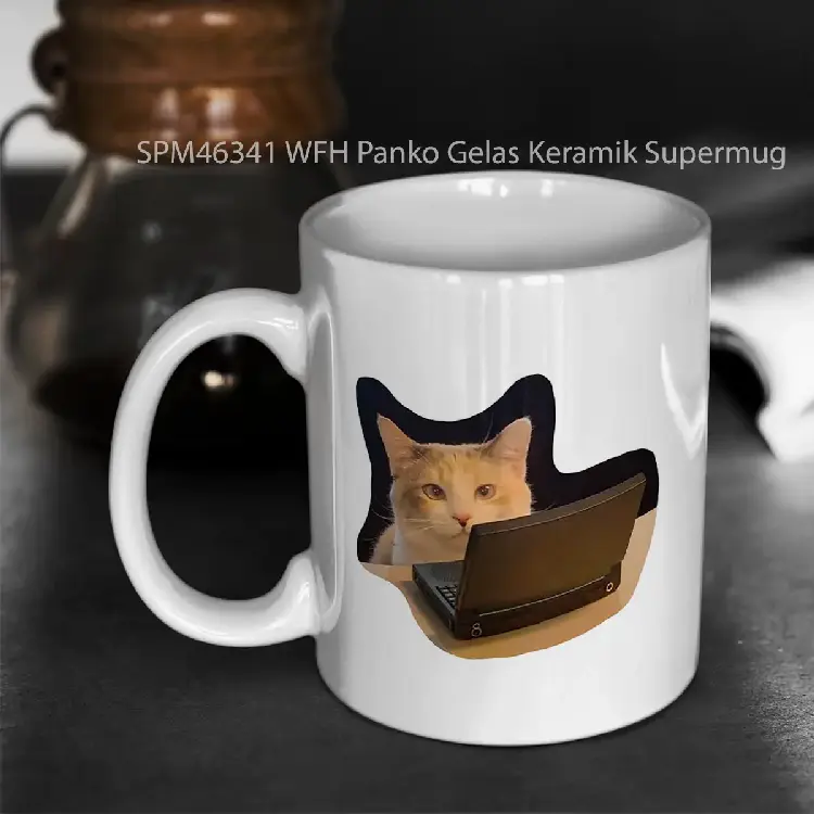 SPM46341 WFH Panko Gelas Keramik Supermug