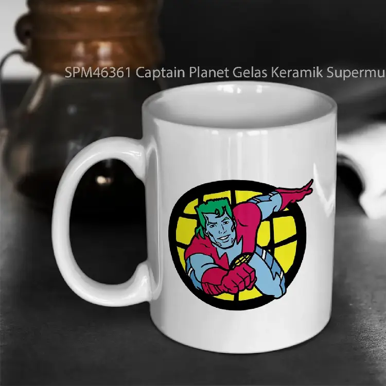 SPM46361 Captain Planet Gelas Keramik Supermug