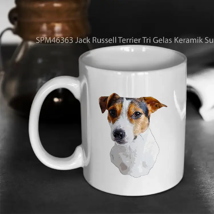 SPM46363 Jack Russell Terrier Tri Gelas Keramik Supermug