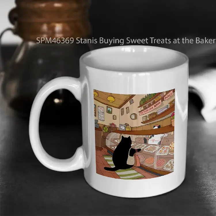 SPM46369 Stanis Buying Sweet Treats at the Bakery Gelas Keramik Supermug