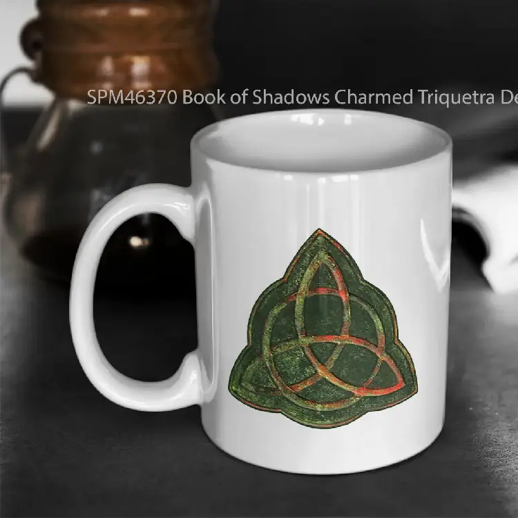 SPM46370 Book of Shadows Charmed Triquetra Design Gelas Keramik Supermug