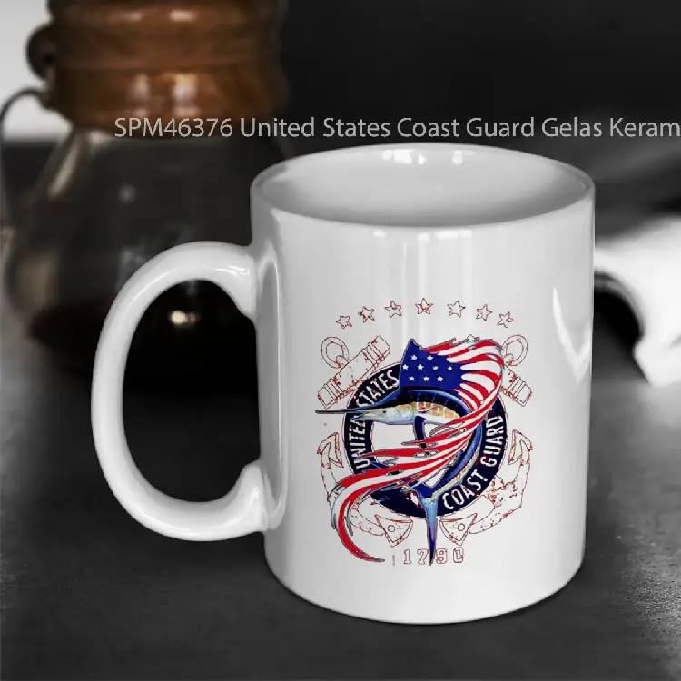 SPM46376 United States Coast Guard Gelas Keramik Supermug