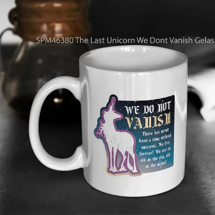 SPM46380 The Last Unicorn We Dont Vanish Gelas Keramik Supermug