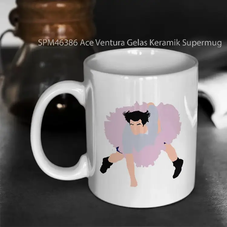SPM46386 Ace Ventura Gelas Keramik Supermug