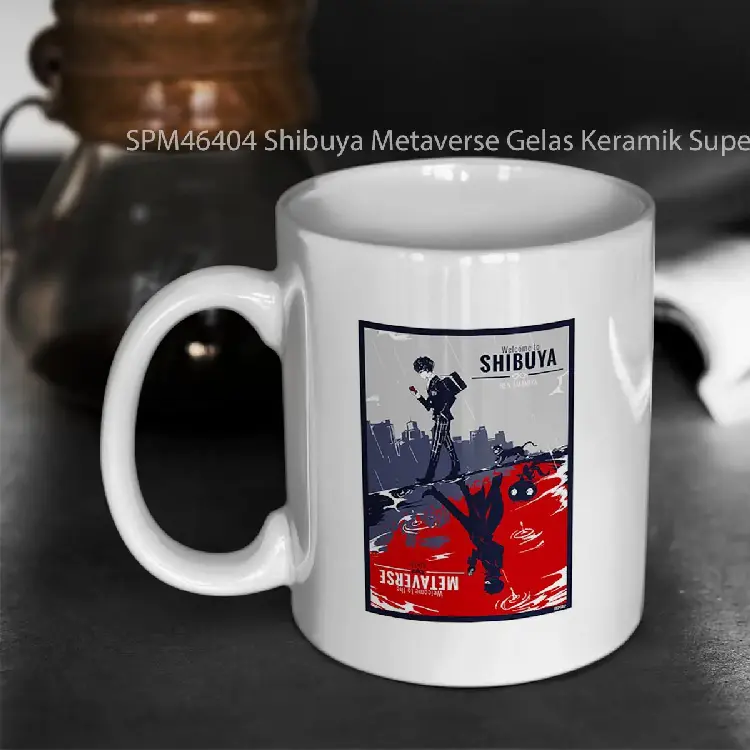 SPM46404 Shibuya Metaverse Gelas Keramik Supermug